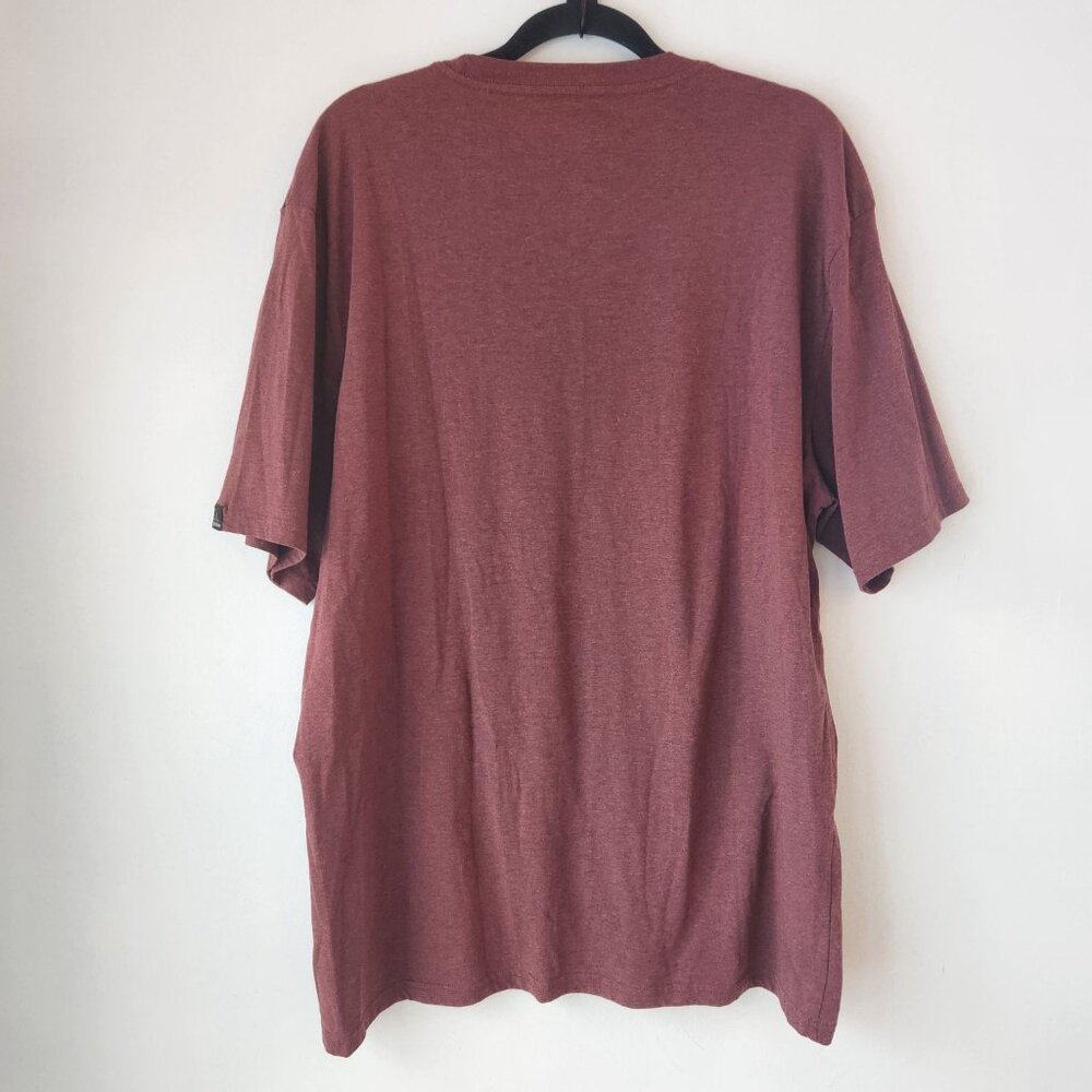 Prana Beer Belly Graphic Tee Maroon Red T-Shirt Hiking Camping Outdoors XXL - Picture 3 of 6
